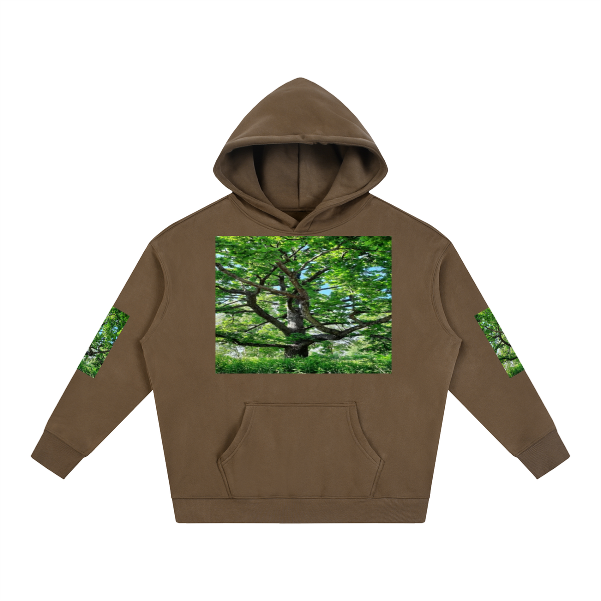 LW 123 Oversize Fleeced Hoodie