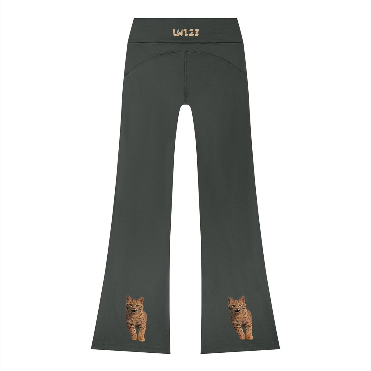 LW 123 Flared Drawstring Yoga Pants