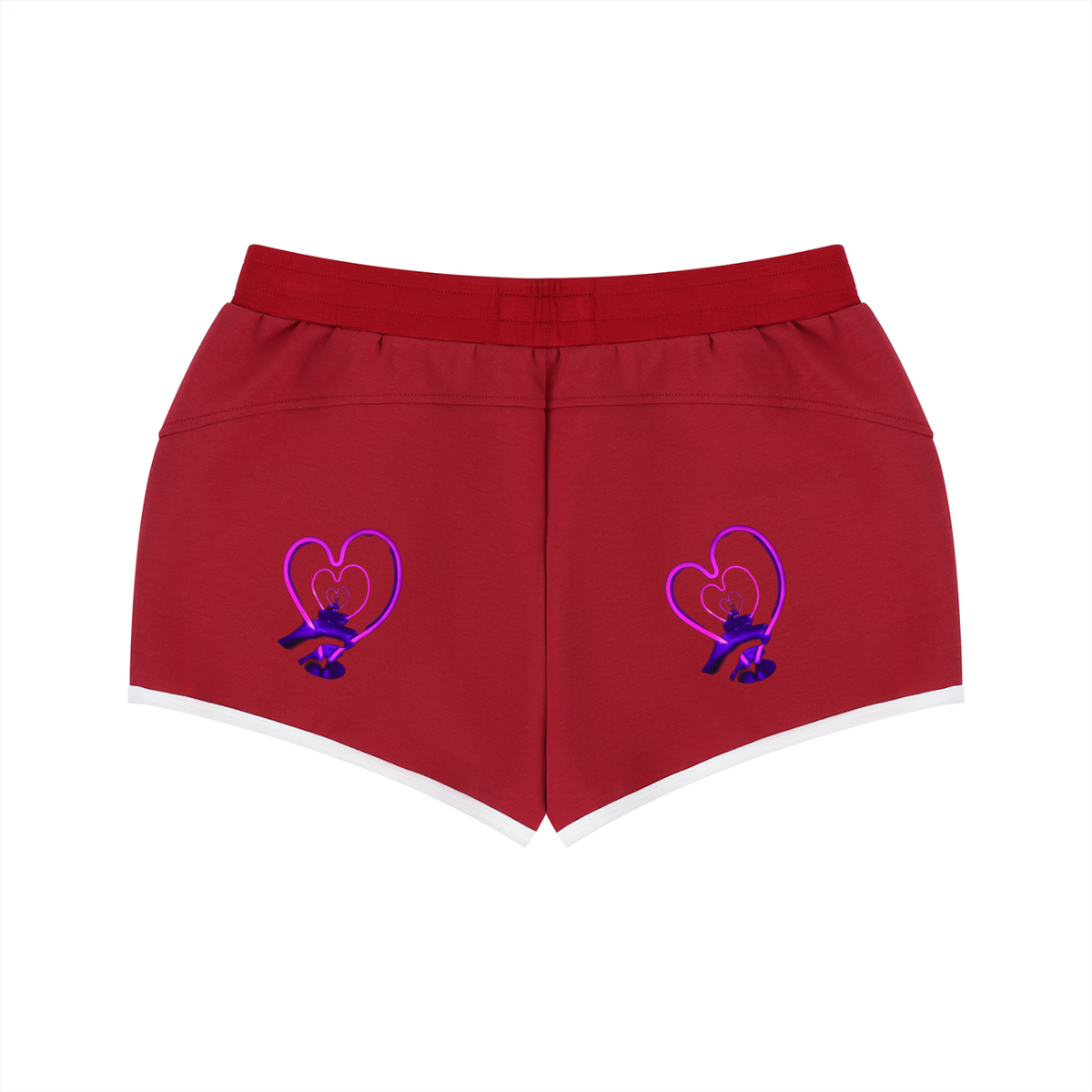 LW 123 Women's Retro Contrast Binding Shorts