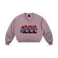 LW 123 Women’s Crop V-Neck Sweatshirt