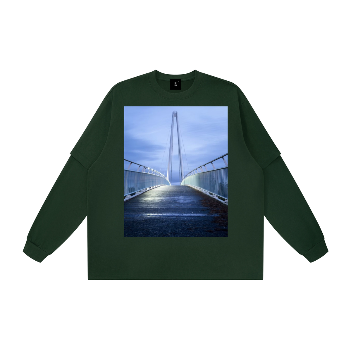 LW 123  Layered Oversized T-Shirt