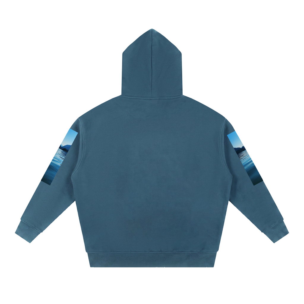 LW 123 Oversized Boxy Fit Fleece Hoodie