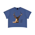 Unisex Boxy Raw Edge T-Shirt