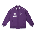 Contrast Piping Zip Bomber Jacket