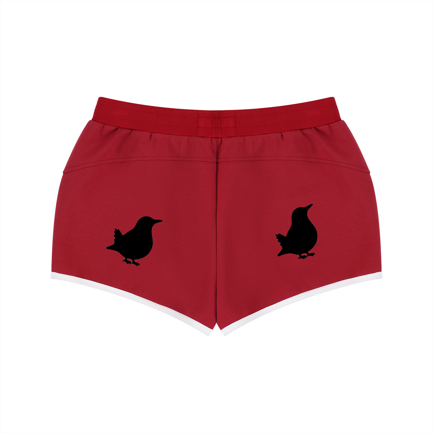 Women's Retro Contrast Binding Shorts