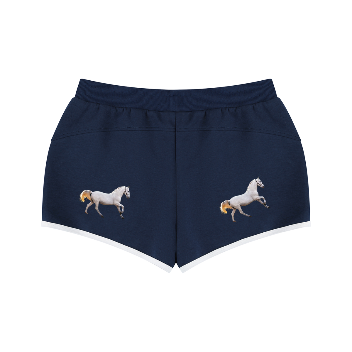 LW 123 Women's Retro Contrast Binding Shorts