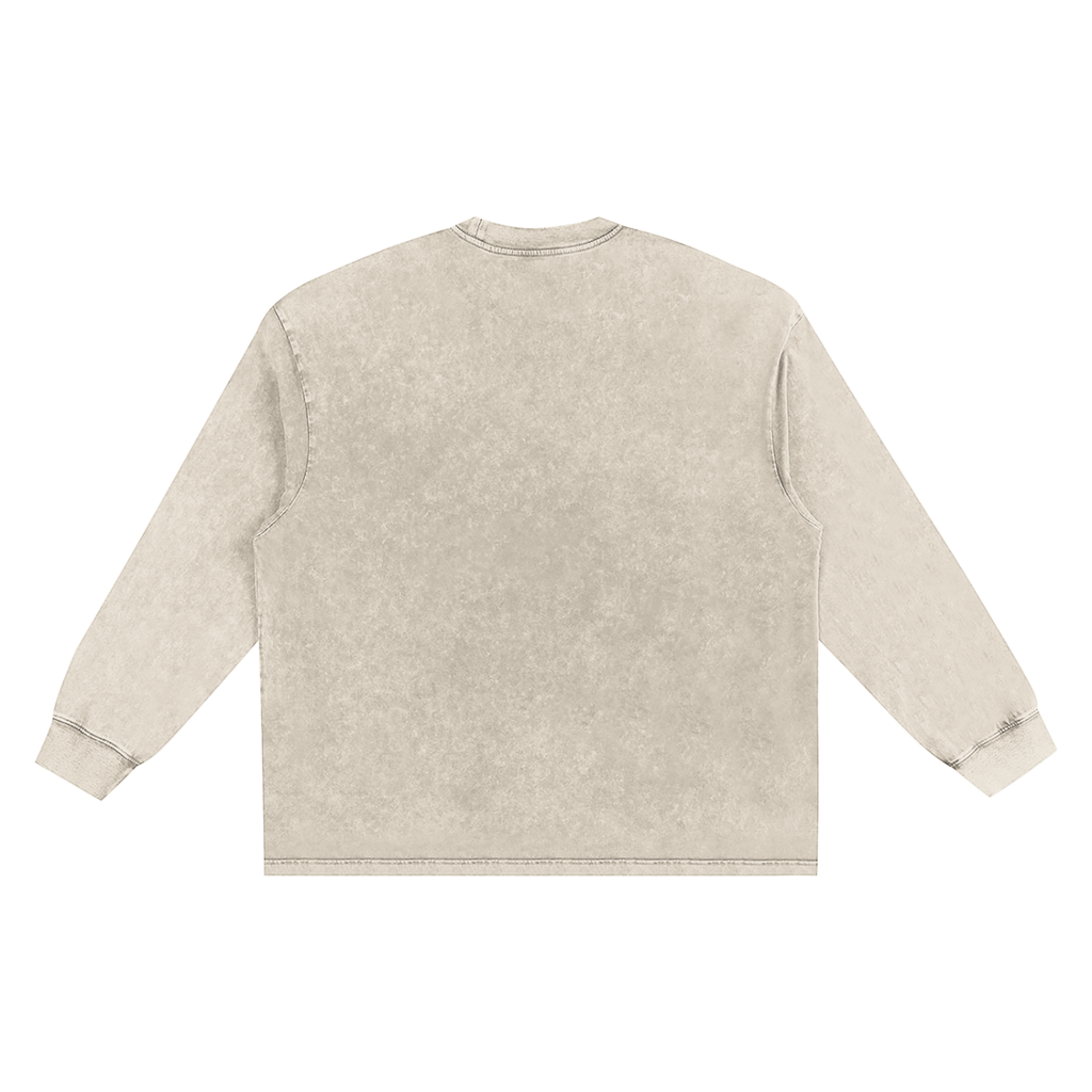 LW 123 Snow Washed Frayed Edge T-Shirt