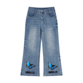 Women’s Vintage Wash Wide Leg Jeans