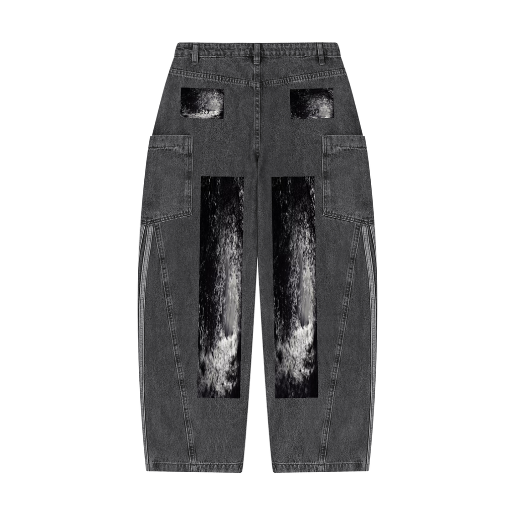 LW 123 Women's Vintage Wash Barrel Leg Jeans