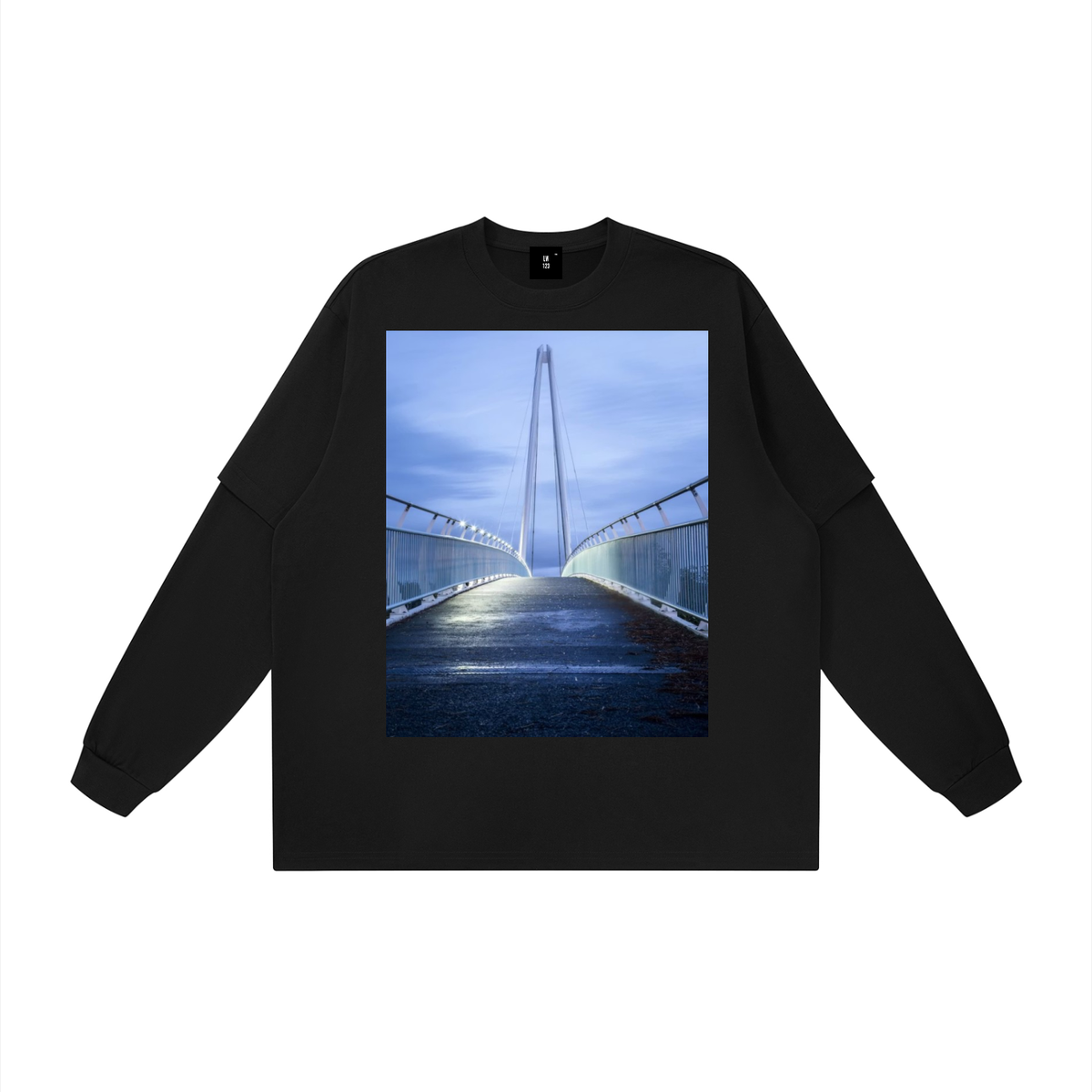 LW 123  Layered Oversized T-Shirt