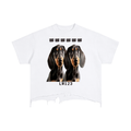 Vintage Wash Boxy Distressed Hem T-Shirt