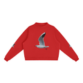 LW 123 Fleece Mock-Neck Crew Sweatshirt