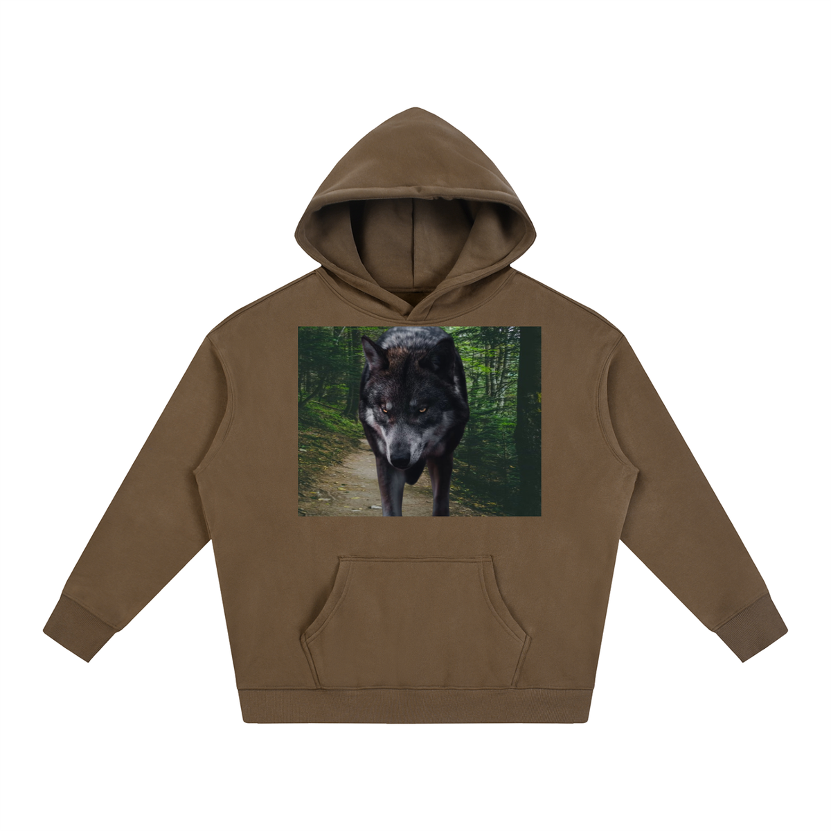 LW 123 Oversize Fleeced Hoodie