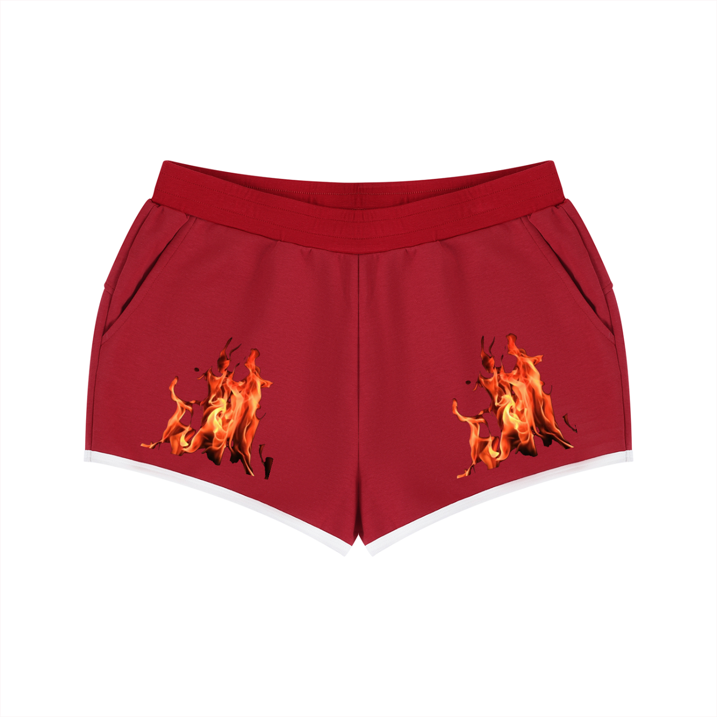 Women's Retro Contrast Binding Shorts