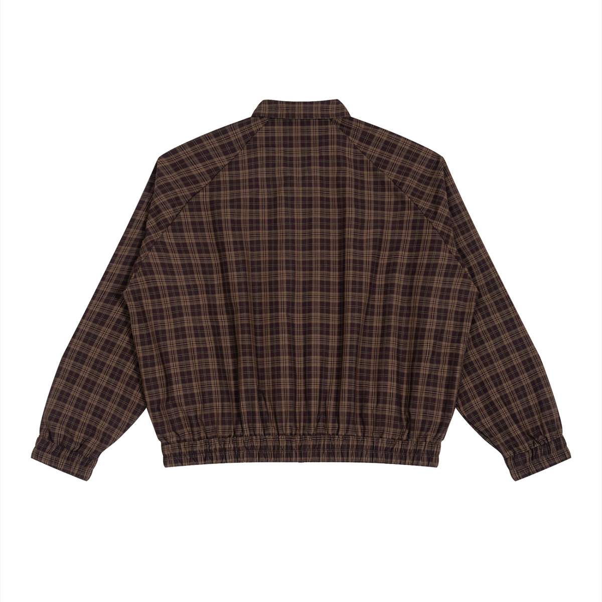LW 123 Plaid Full-Zip Track Jacket