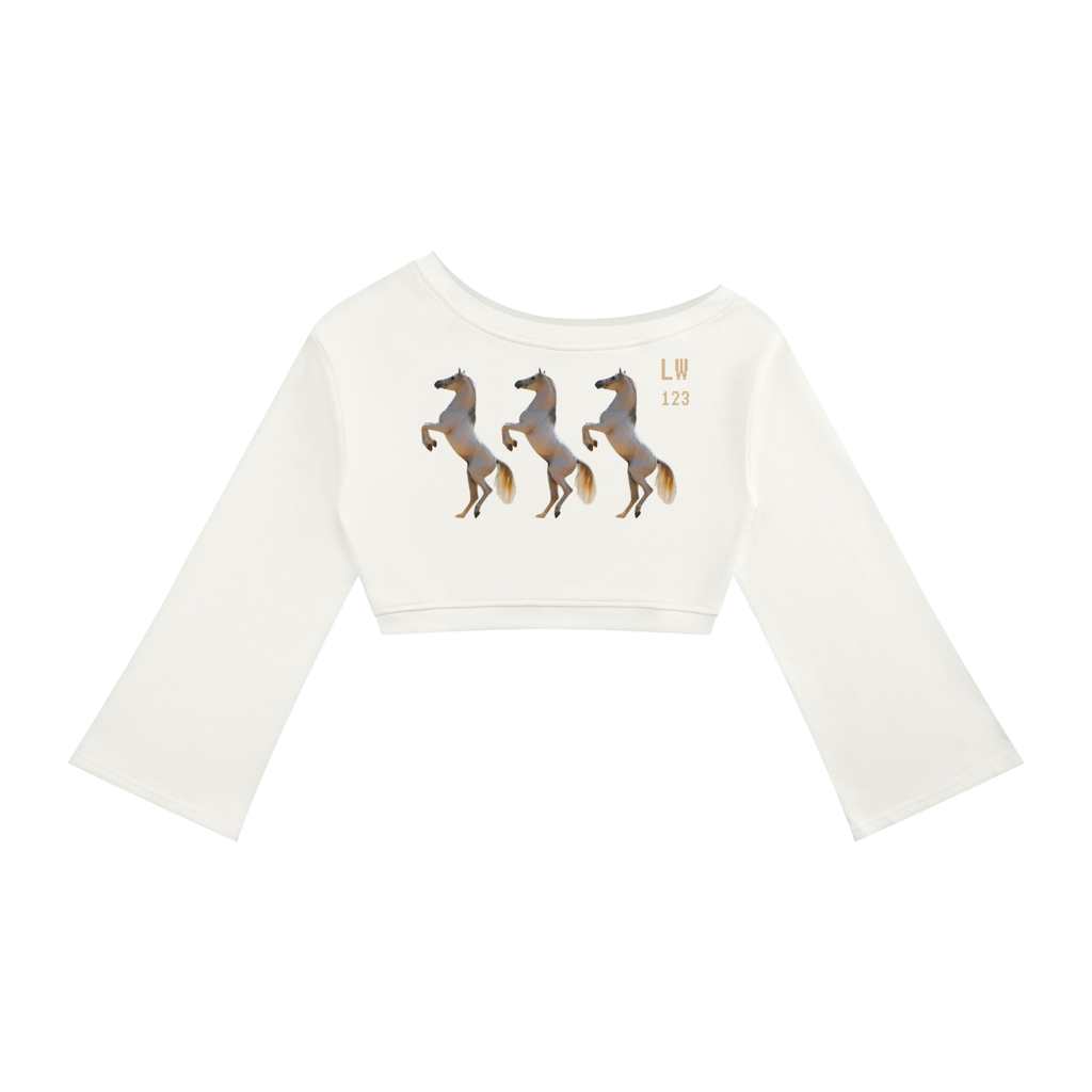 LW 123 Women's Off-Shoulder Sweatshirt