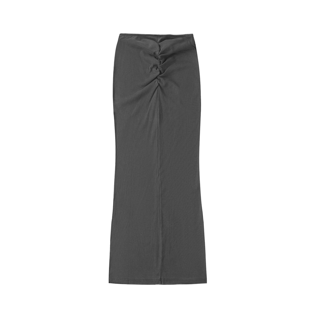 LW 123 Drawstring Maxi Skirt