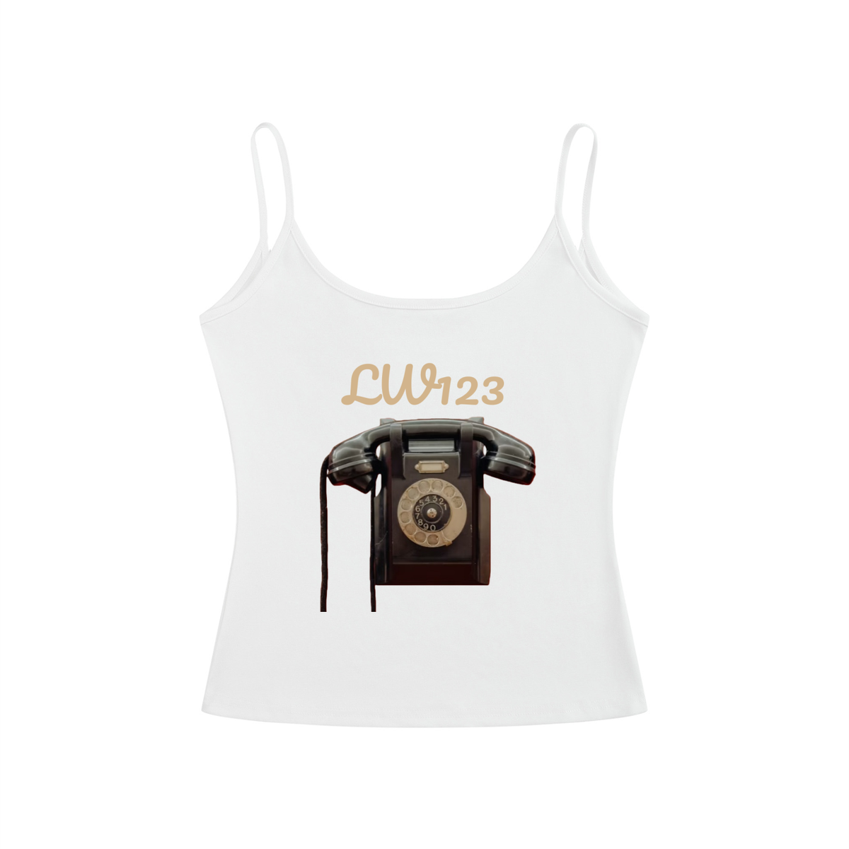 LW 123  Open-Back Tank Top