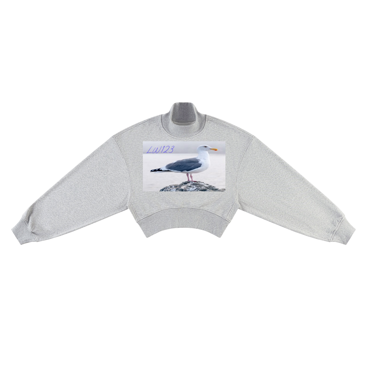 LW 123 Crop Mock Neck Sweatshirt