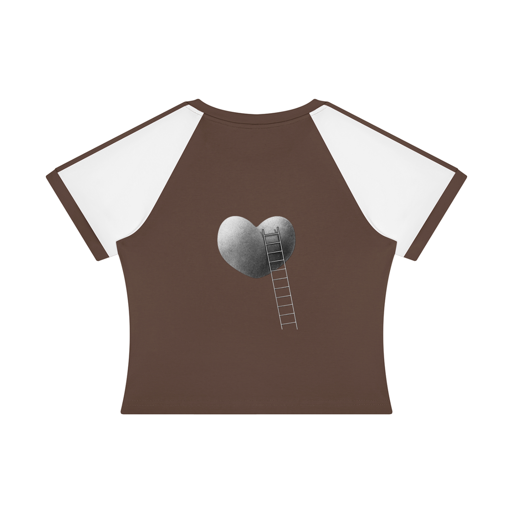 LW 123 Women’s Slim Raglan Color Block T-Shirt