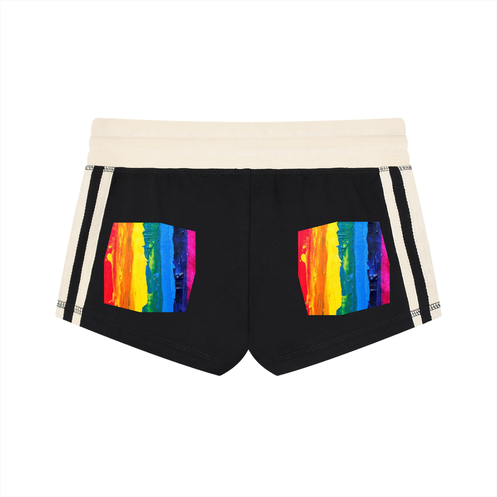 LW 123 Women's Contrast Stripe Track Shorts