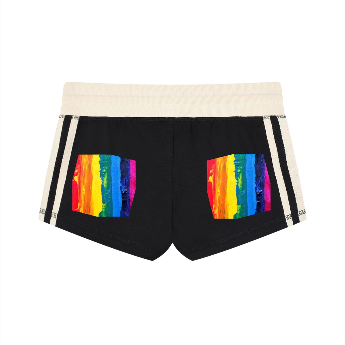LW 123 Women's Contrast Stripe Track Shorts