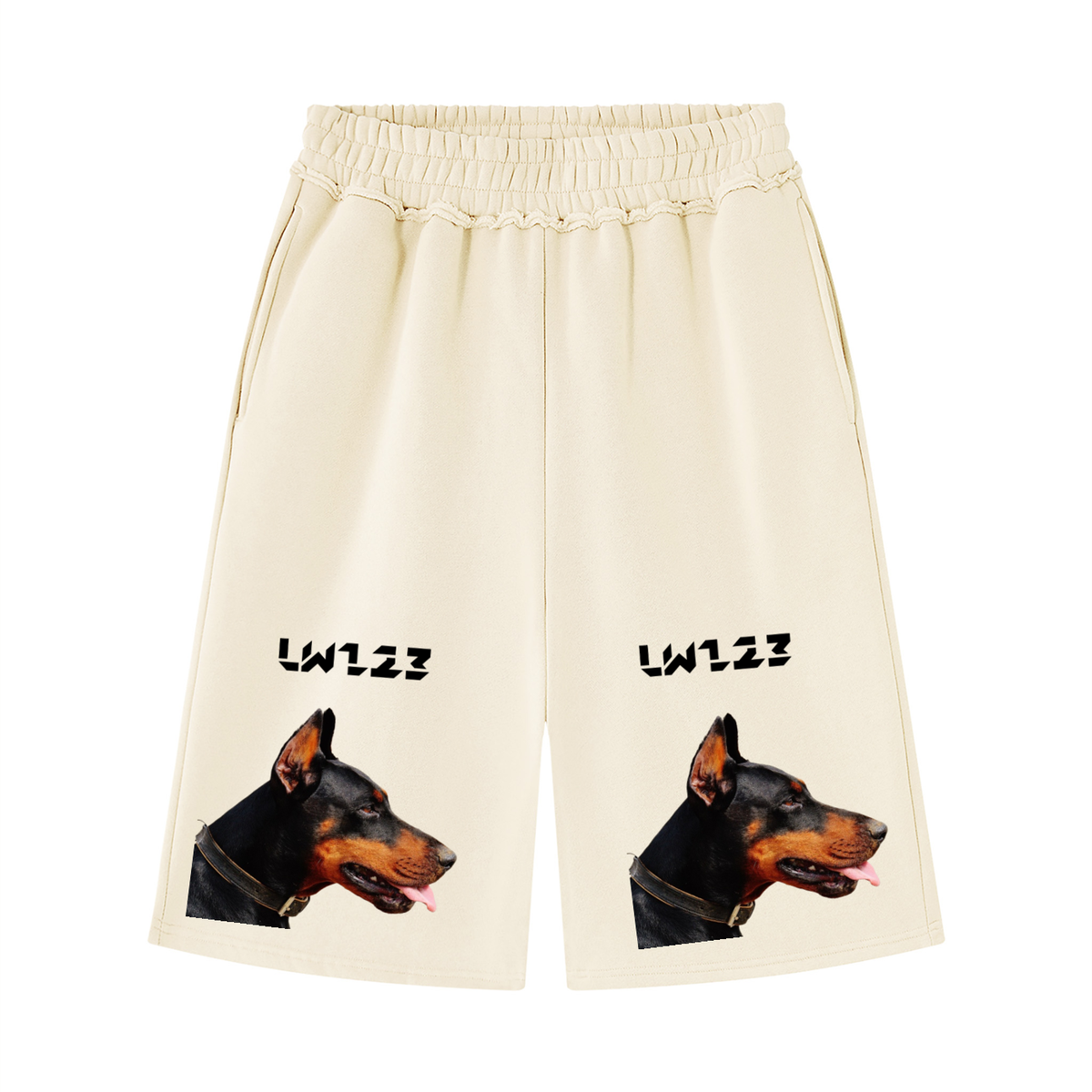 LW 123 Raw Edge Fleece Shorts