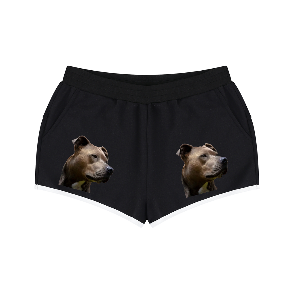 Women's Retro Contrast Binding Shorts
