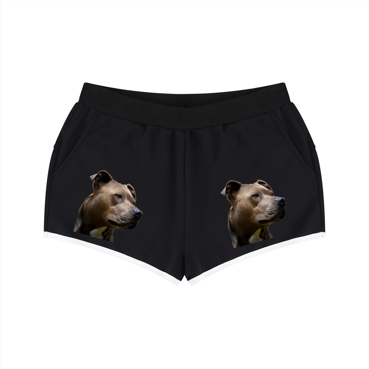 Women's Retro Contrast Binding Shorts