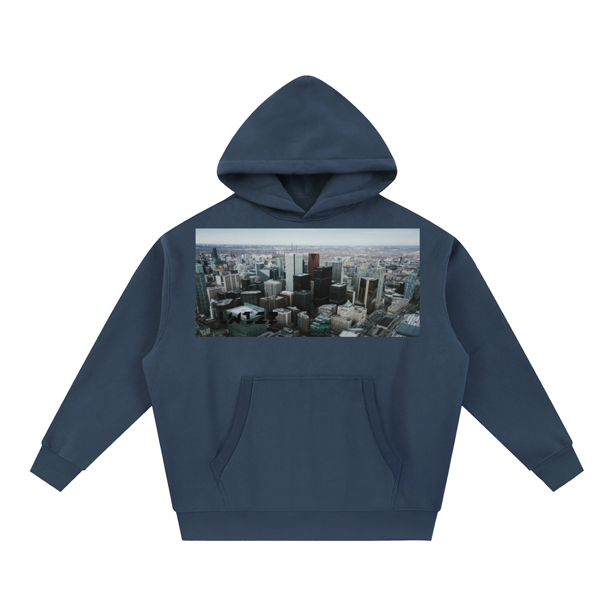 LW 123  Oversized Boxy Fit Fleece Hoodie