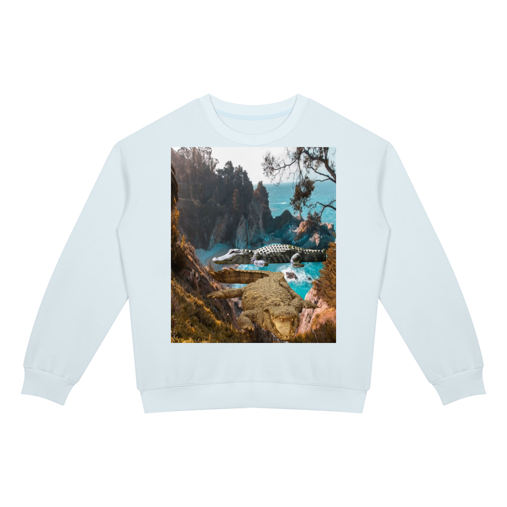 LW 123  Drop Shoulder Crewneck Sweatshirt