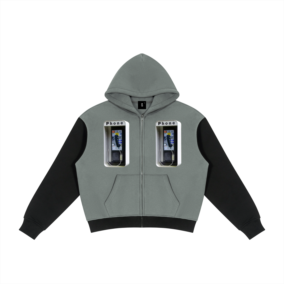 LW 123  Fleece Full Zip Hoodie