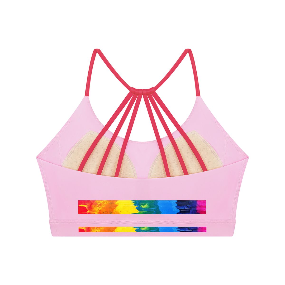 LW 123 Women's Yoga Color Block Sports Bra