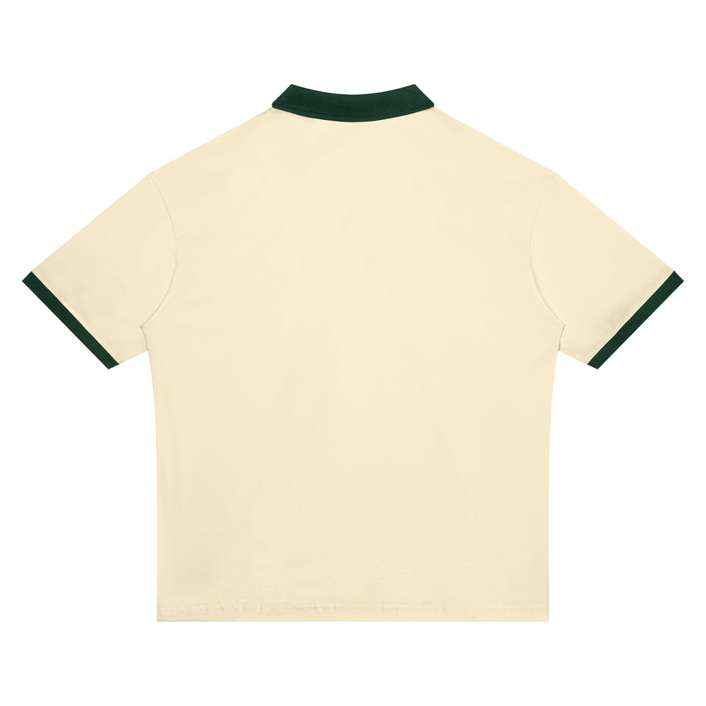LW 123  Color Block Polo Shirt
