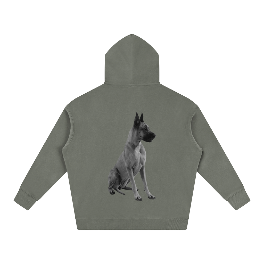 LW 123 Oversize Fleeced Hoodie