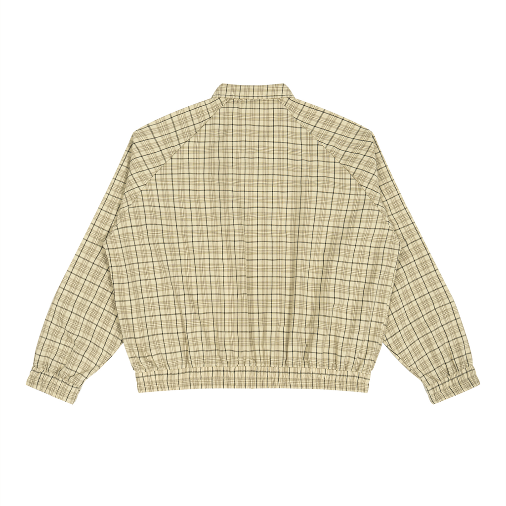 LW 123 Plaid Full-Zip Track Jacket