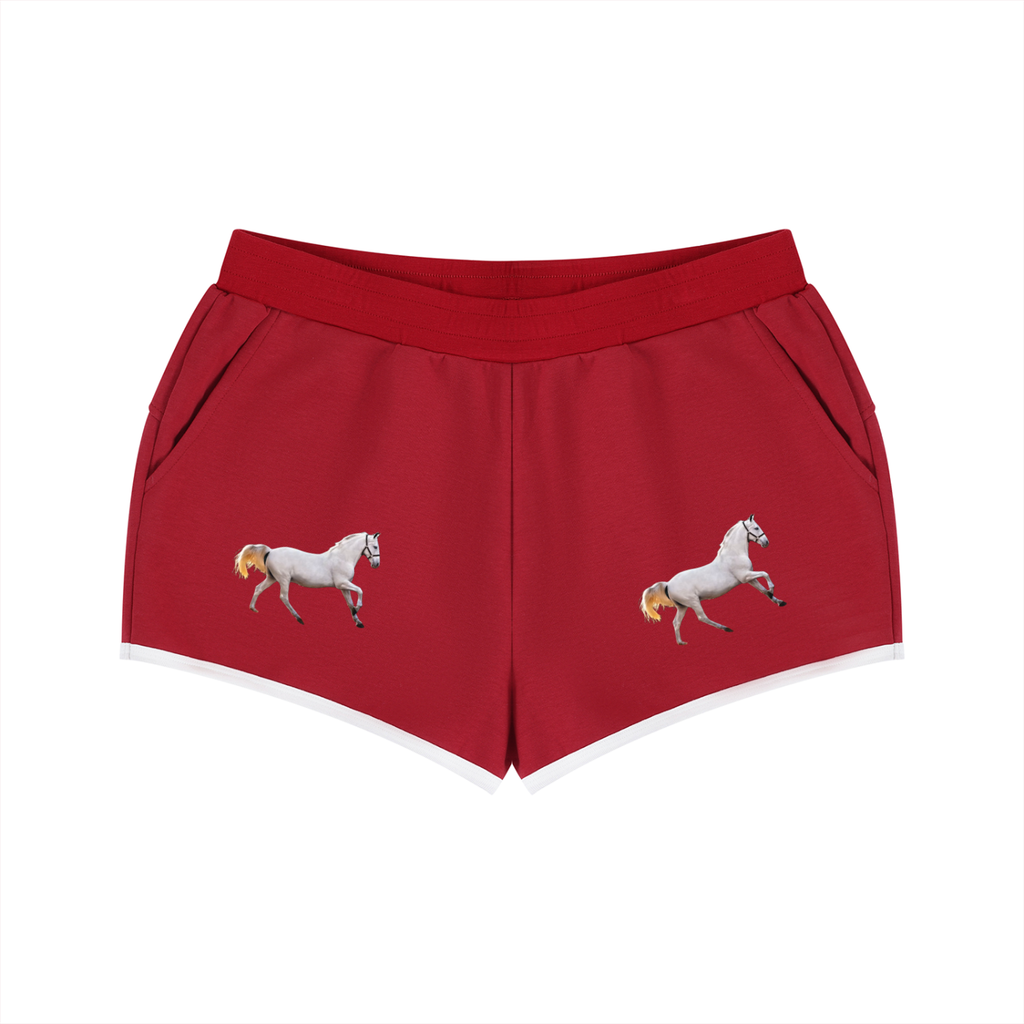 LW 123 Women's Retro Contrast Binding Shorts