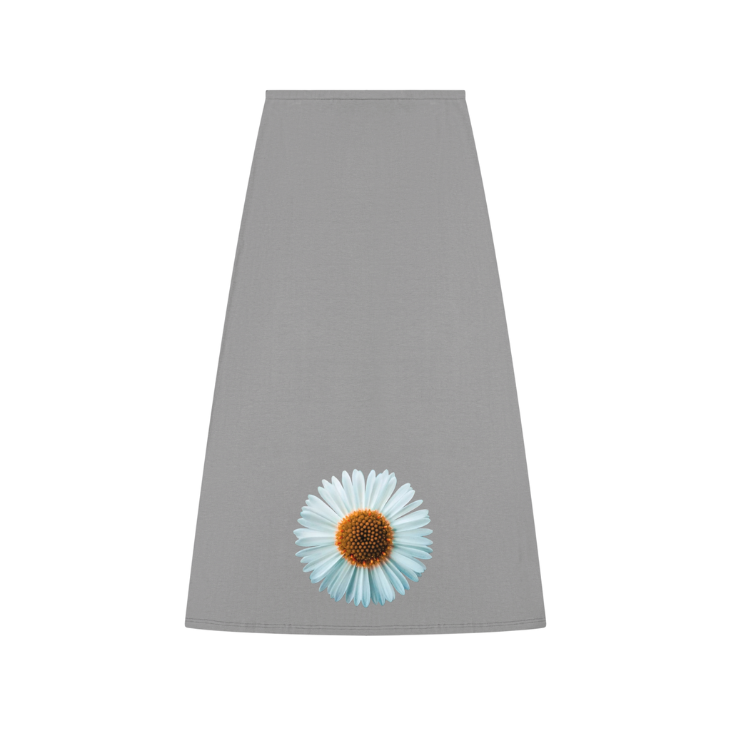 Women's Solid Color Knit Maxi Skirt