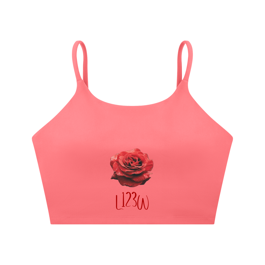 Spaghetti Strap Yoga Sports Bra