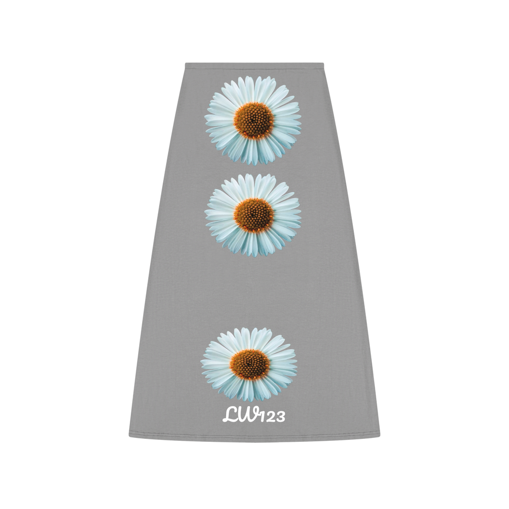 Women's Solid Color Knit Maxi Skirt