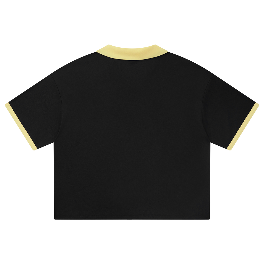 Unisex Collared Piping Boxy Soccer Jersey