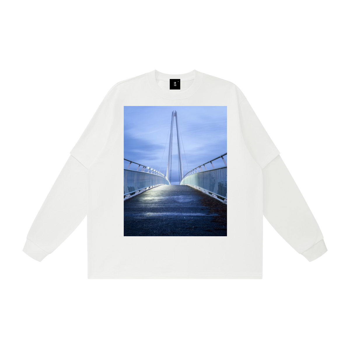LW 123  Layered Oversized T-Shirt