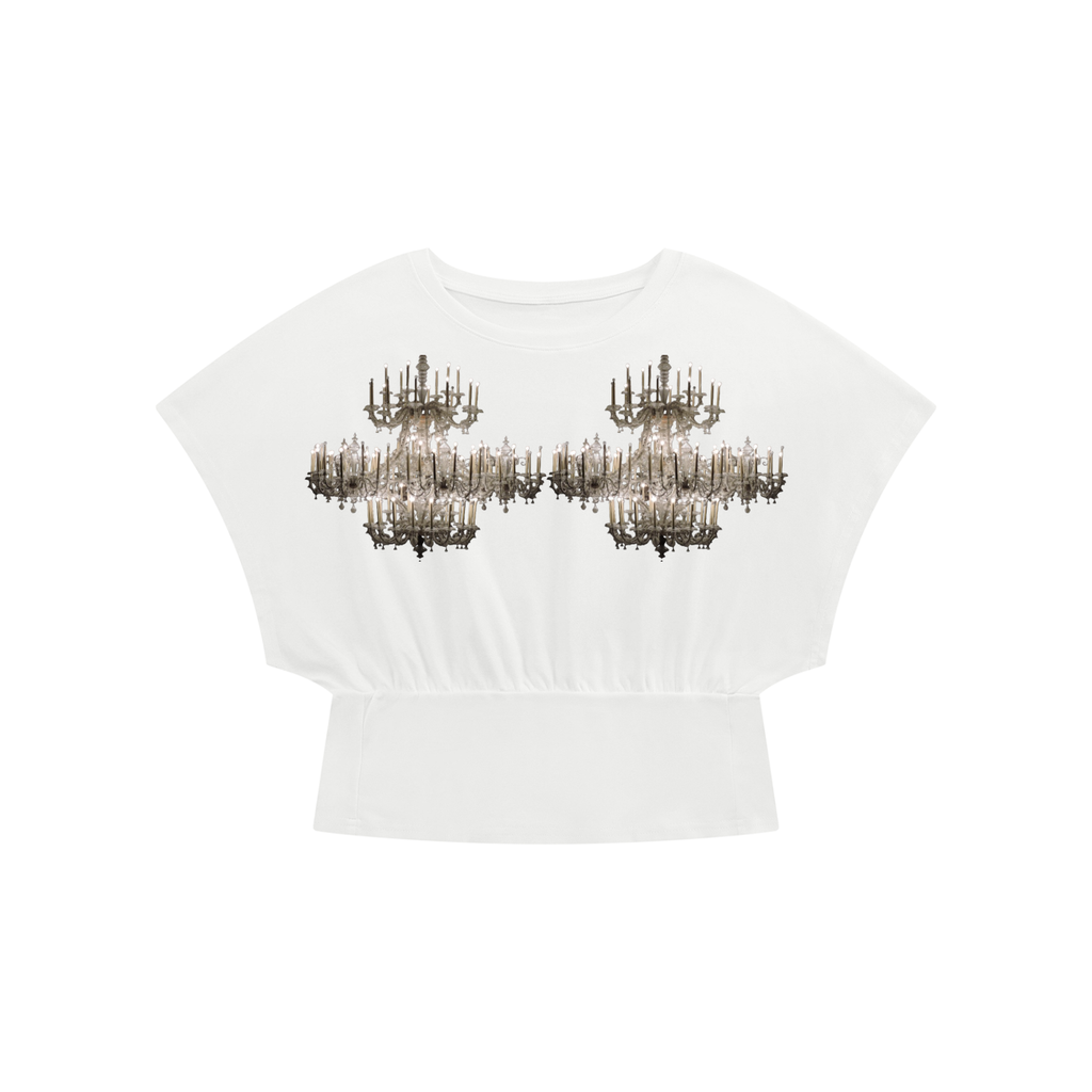 LW 123  Crop Dolman T-Shirt