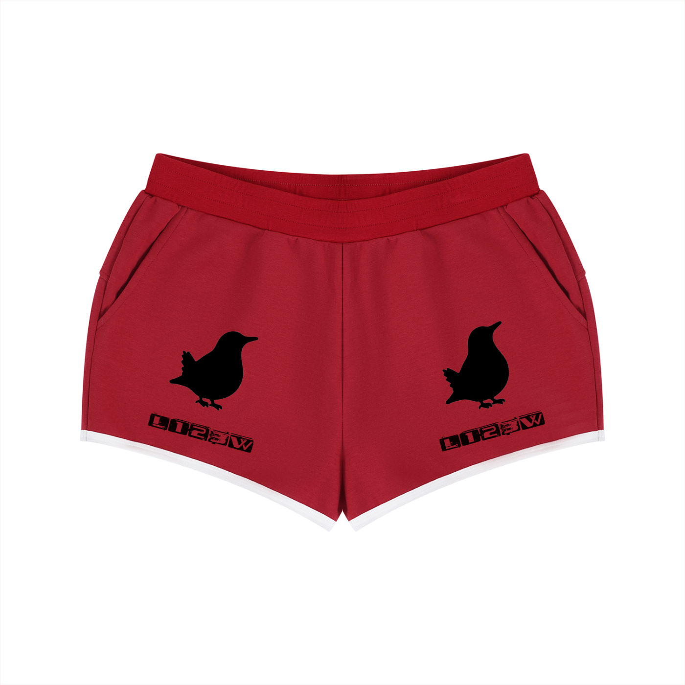 Women's Retro Contrast Binding Shorts