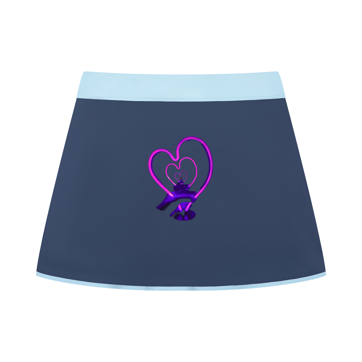 LW 123 Women's Color Block A-Line Skort