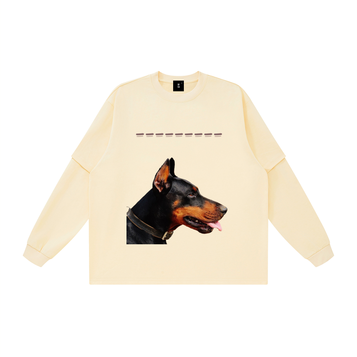 LW 123  Layered Oversized T-Shirt