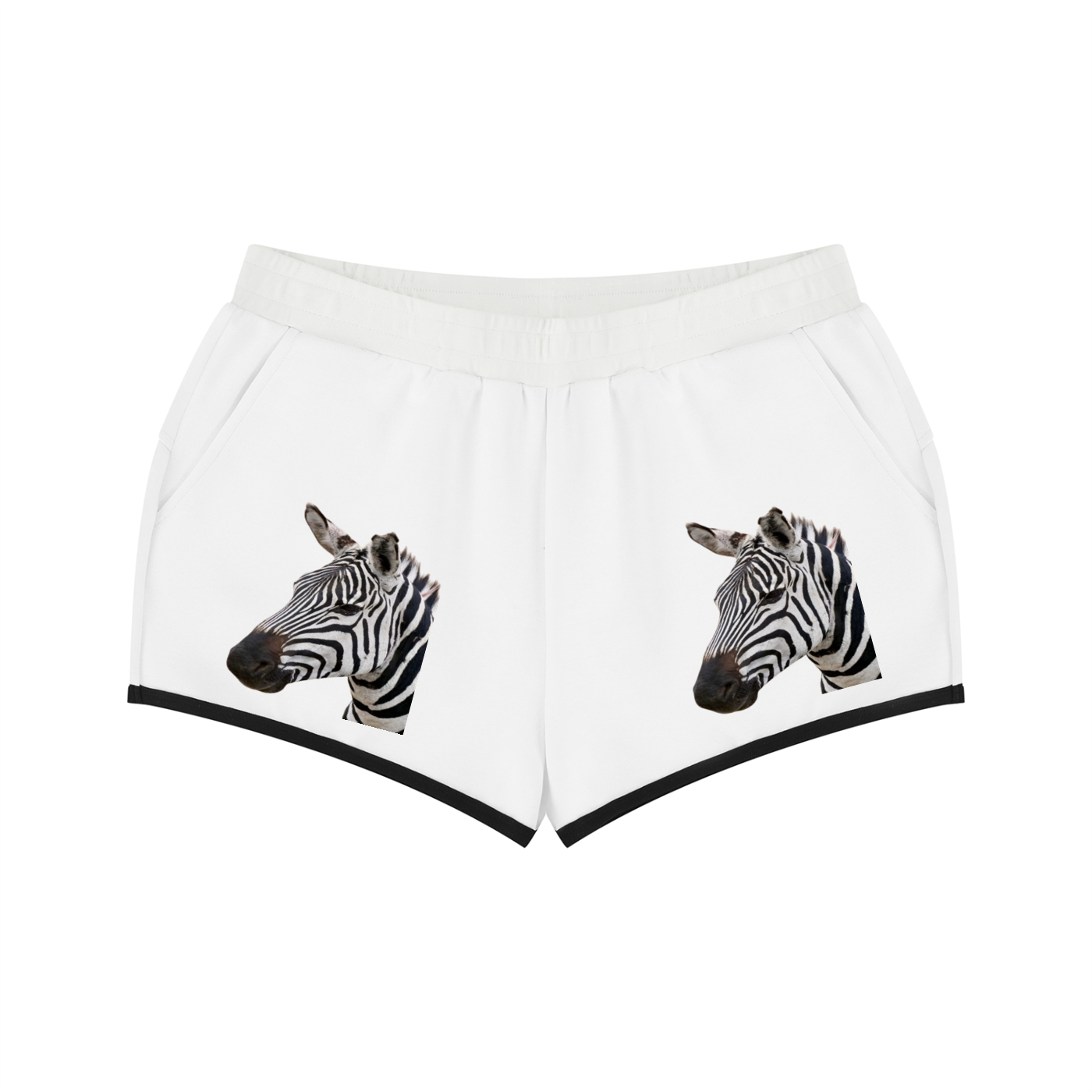 Women's Retro Contrast Binding Shorts