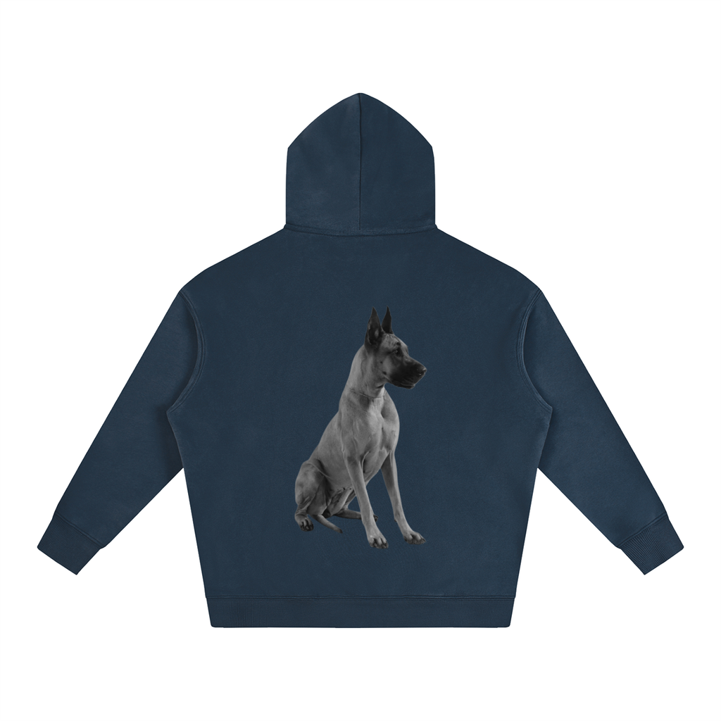 LW 123 Oversize Fleeced Hoodie