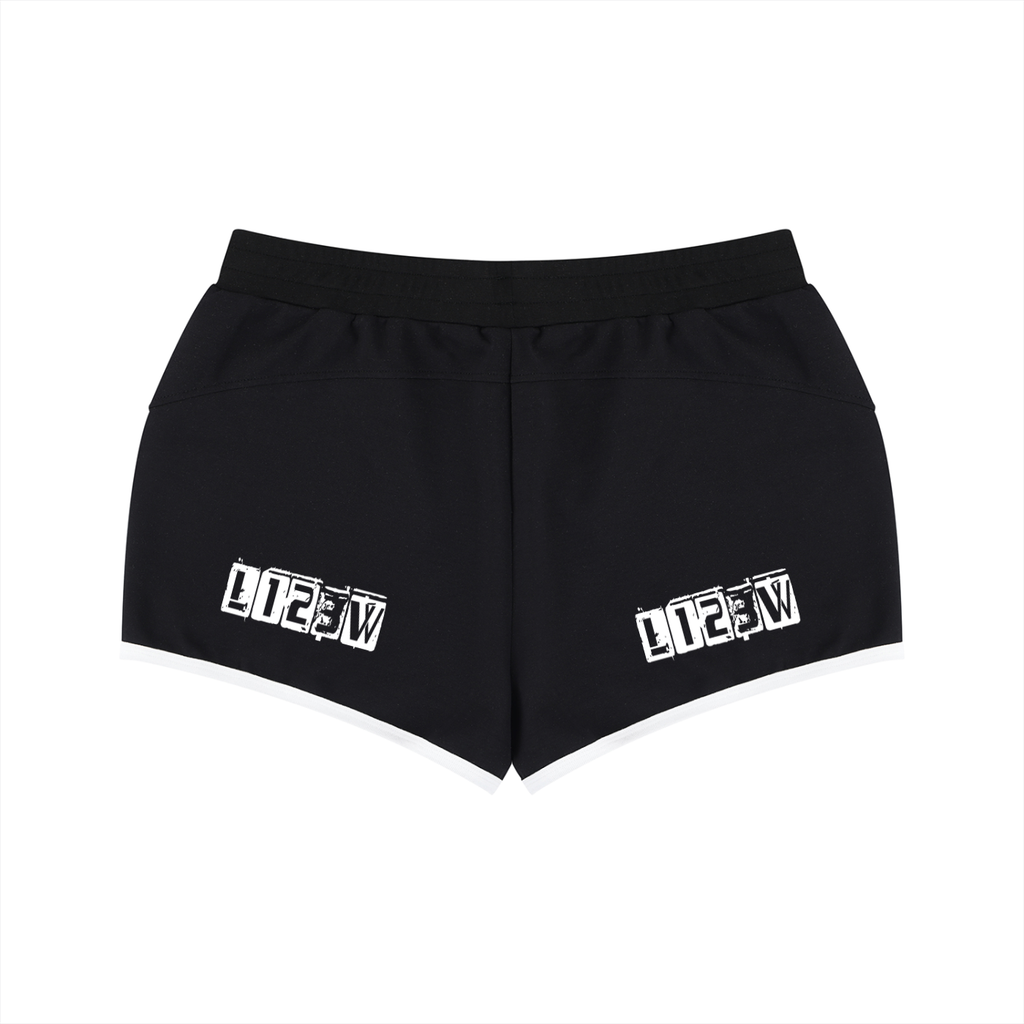 Women's Retro Contrast Binding Shorts