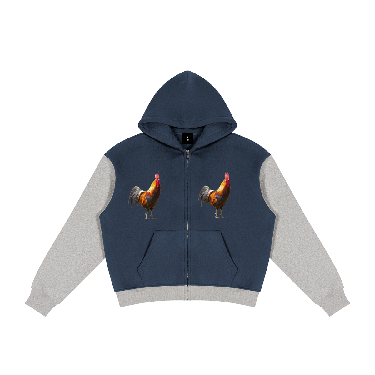 LW 123  Fleece Full Zip Hoodie